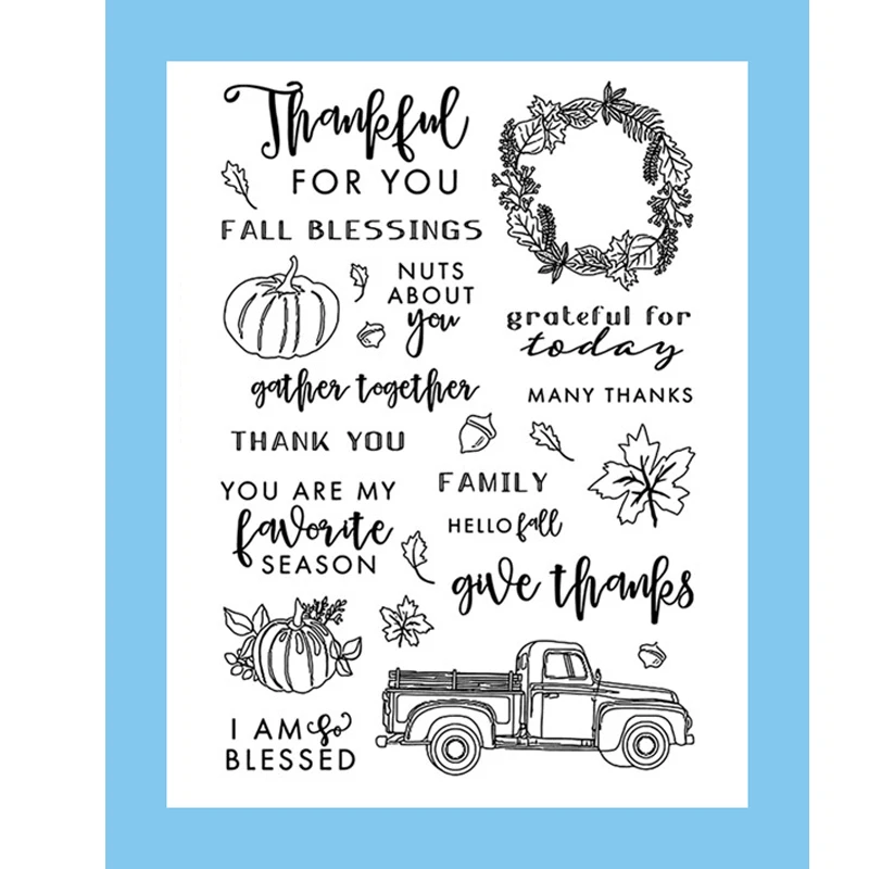 ZATWBS фермерская жизнь прозрачные штампы для DIY скрапбукинга/открыток/альбом