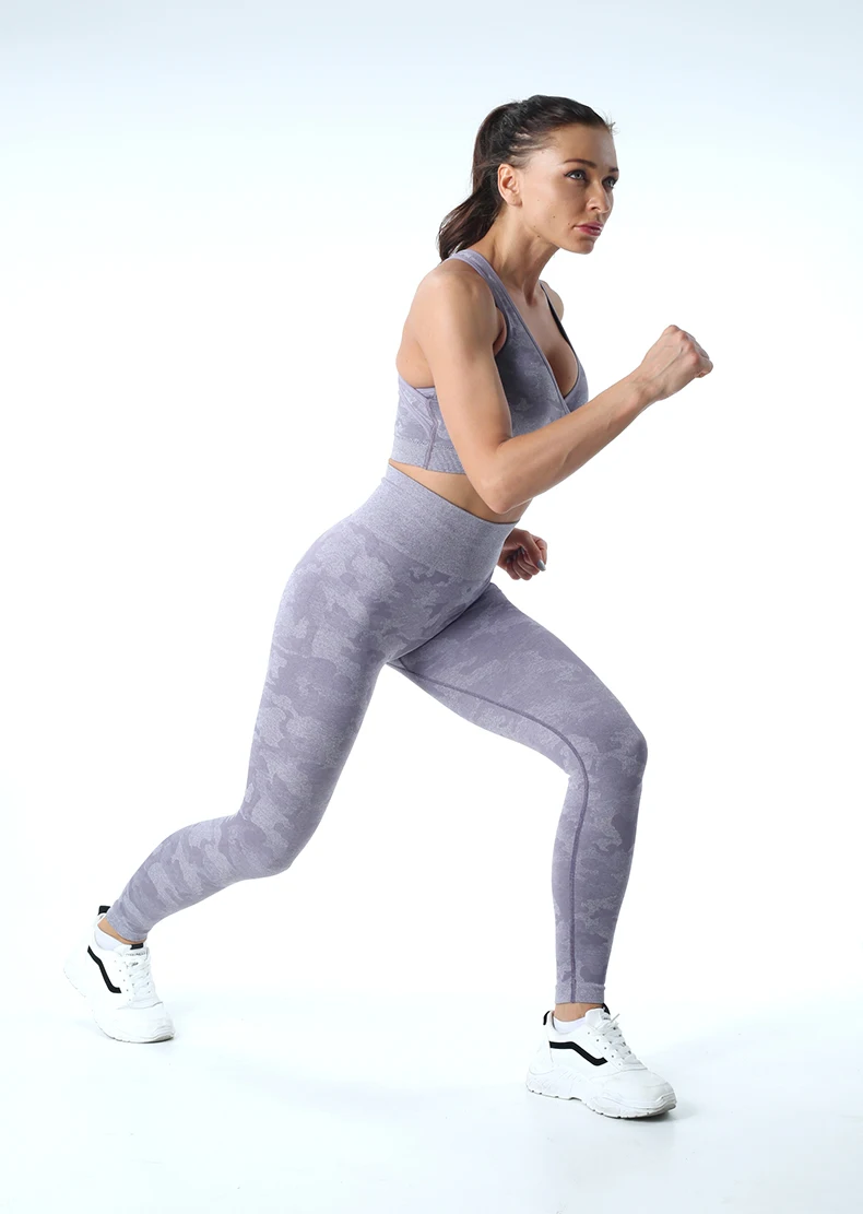 Женский облегающий эластичный костюм для йоги женская одежда фитнеса