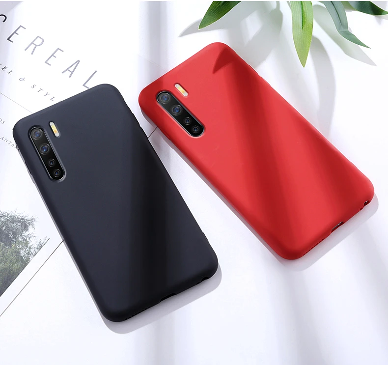 for oppo f15 case rubber liquid silicone shockproof anti slip soft tpu skin friendly case for oppo f15 case cover for oppo f15 free global shipping