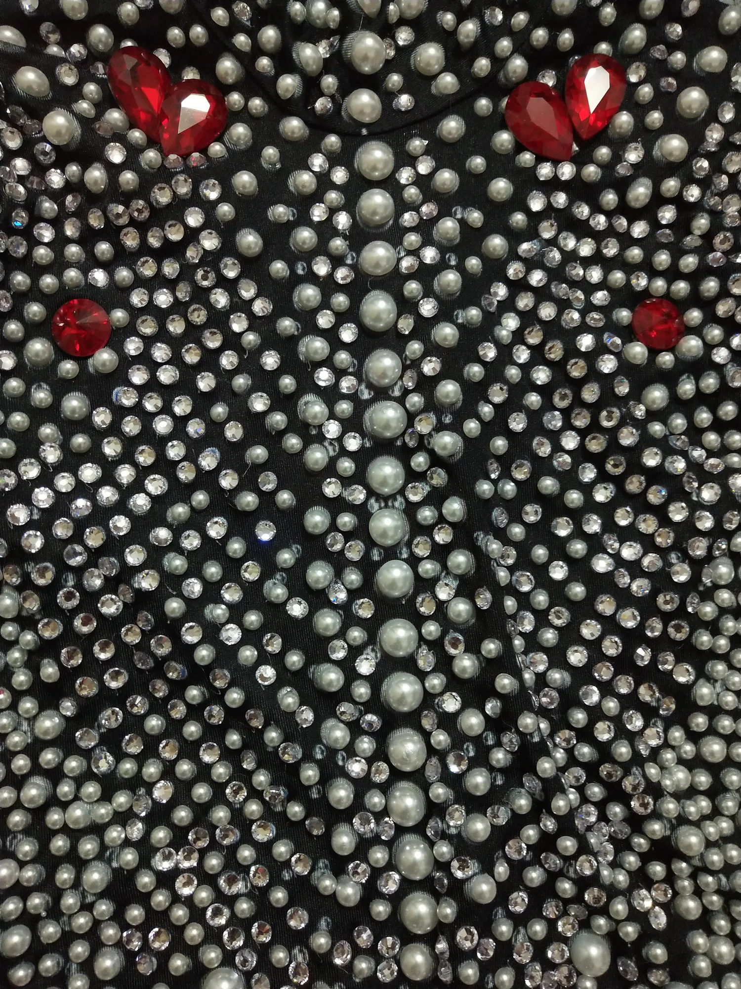 Блестящий Комбинезон со стразами женские комбинезоны с жемчужинами и