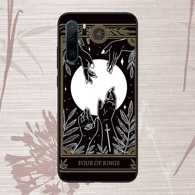 

Death Tarot Phone Case For Huawei P20 P30 P40 lite Pro P Smart 2019 Mate 10 20 Lite Pro Nova 5t