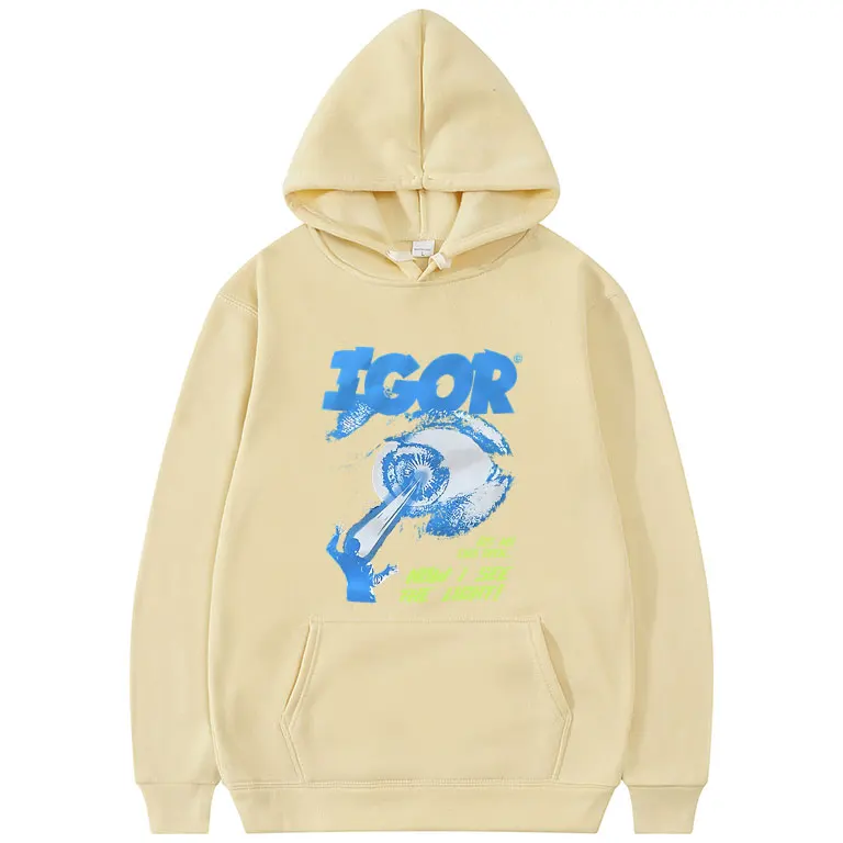 Golf Wang Igor Tyler The Creator Rapper Hip Hop Music Black Hoodie Fleece Cotton Hoodies Fashion Loose Men Women Sweatshirt Tops images - 6