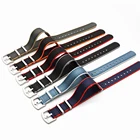 Высококачественный нейлоновый ремешок Nato 20 мм 22 мм, браслет для Джеймса Бонда, мужские спортивные Ремешки для наручных часов, аксессуары для наручных часов