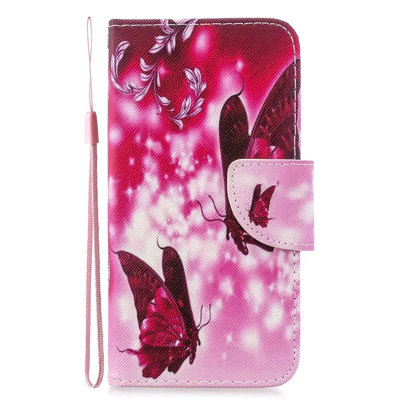Huawei P Smart кожаный флип-чехол для СПС Funda huawei P Smart чехол huawei Psmart Plus чехол-кошелек чехол для телефона - Цвет: A