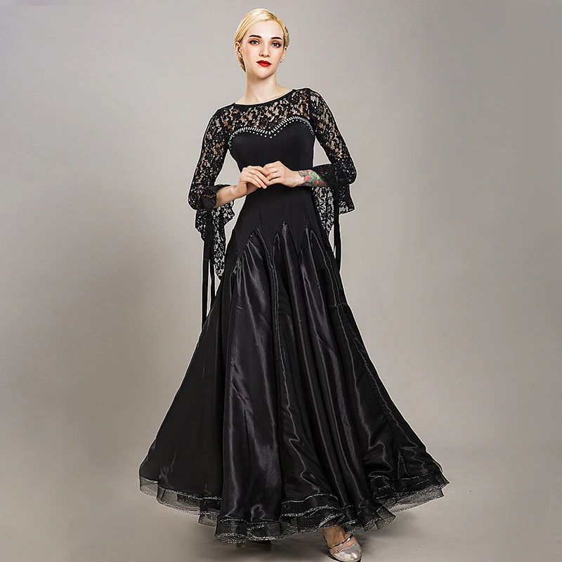 Стандартное танцевальное платье для бальных танцев танцевальные костюмы вальса