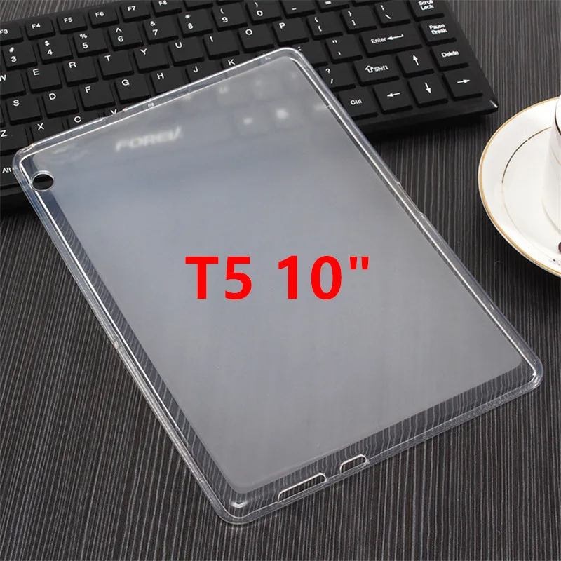 T5 10 White Мягкий силиконовый чехол из ТПУ для huawei MediaPad T3 8," T3 10 9,6 дюймов Чехол для huawei MediaPad T5 10 чехол M5 Lite 8,0 дюймов - Цвет: T5 10 White