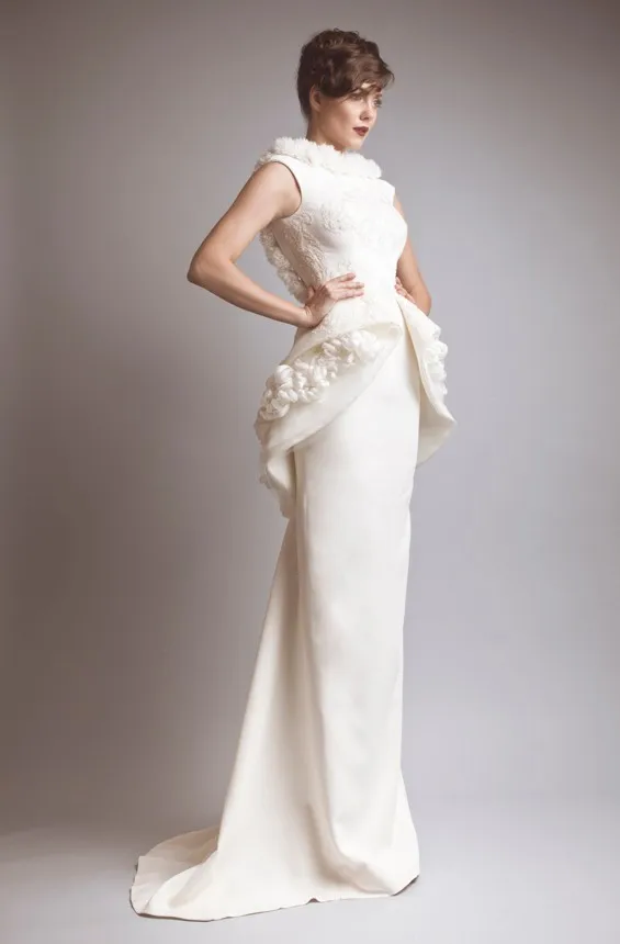 Роскошные вечерние платья со шлейфом 2015 в стиле Саудовской Аравии|Вечерние