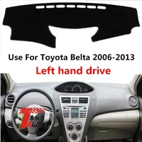 taijs factory sport casual polyester fibre car dashboard cover for toyota belta 2006 2007 2008 2009 2010 11 1213 left hand drive