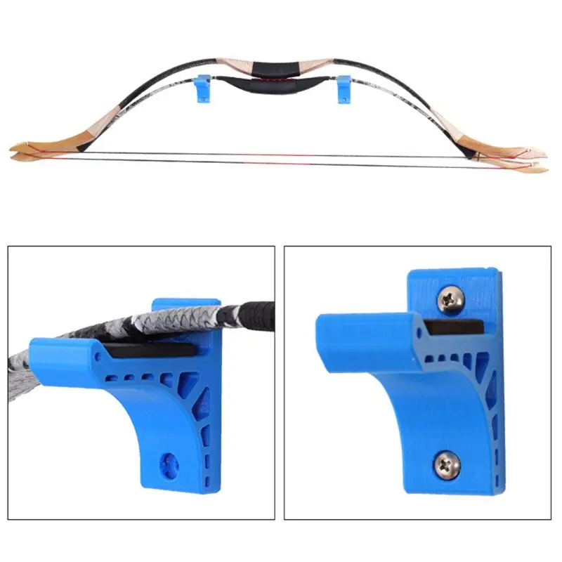 

Archery Bow Wall Mount Recurve Bow Rack Strong Stand for Hunting Compound Bow Q1JE