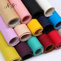 jojo bows 2230cm 1pc faux synthetic leather fabric for craft solid soft litchi sheet for diy hair bow home decor apparel sewing