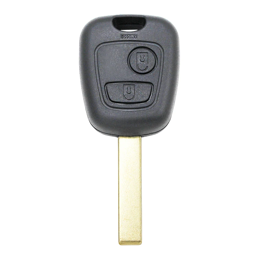 2 кнопки дистанционного ключа оболочки чехол fob для peugeot 206 307 для Citroen Berlingo Xsara Picasso с uncut HU83/NE72/SX9 лезвие
