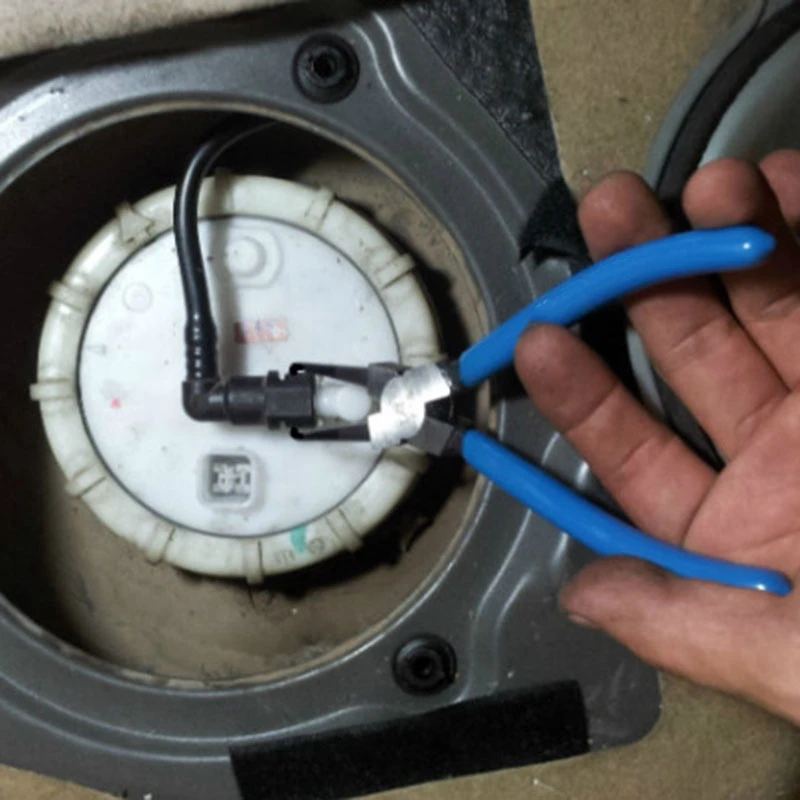 Автомобильный двухпозиционные плоскогубцы топливный шланг Пряжка инструмент