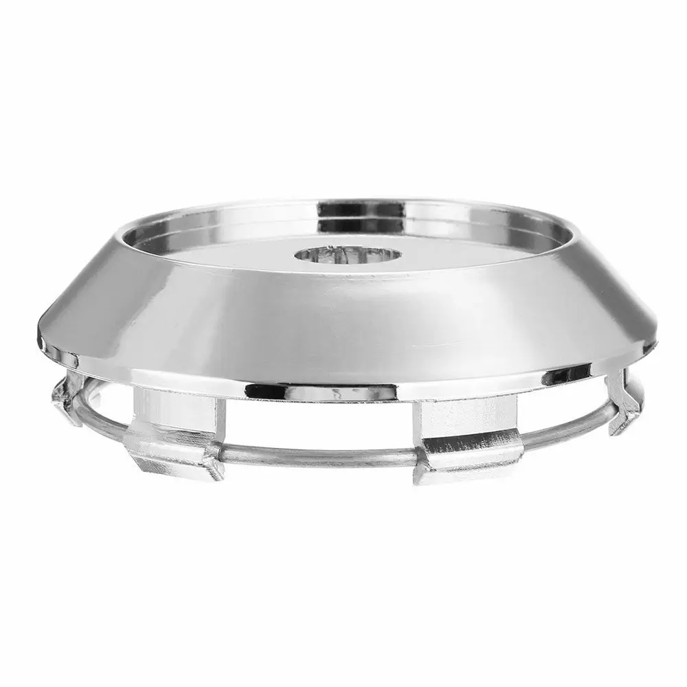 

Hub Center Covers Chrome 4pcs 60mm OD 58mm ID Universal Car Vehicle Wheel Cap