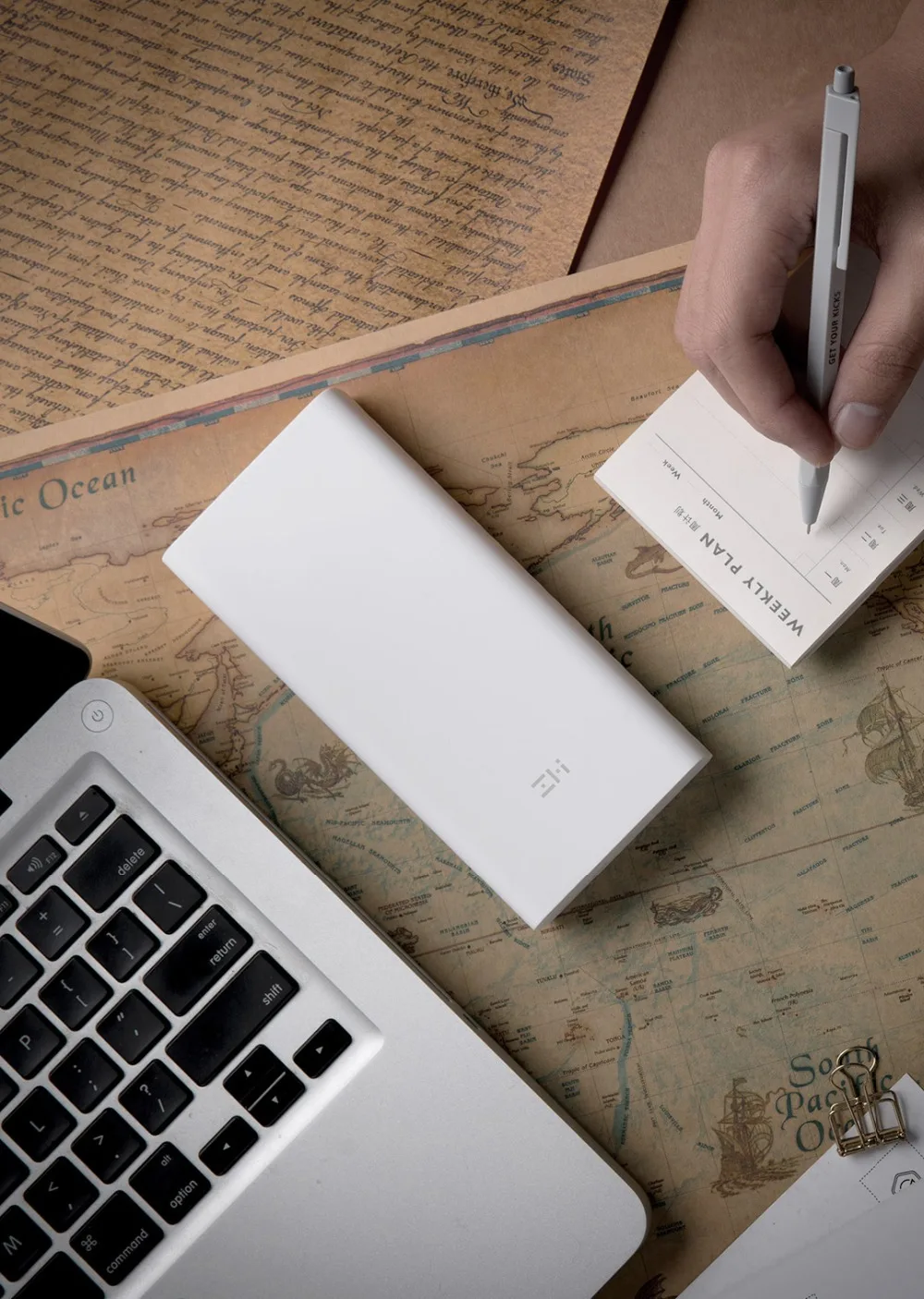 Xiaomi ZMI power Bank 20000 мАч Внешний аккумулятор портативный зарядный цифровой дисплей QC3.0 Dual USB QB821 20000 мАч power bank
