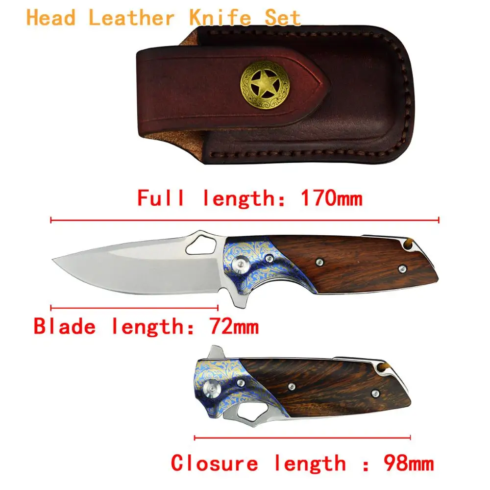 Складной нож из нержавеющей стали с шариковым подшипником портативный карманный