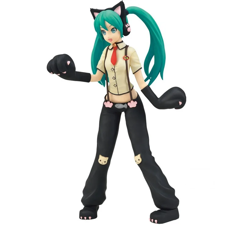 BANDAI Hatsune Mku Cat SPM Lmted Edton Acton fзурчатая модель из ПВХ в коробке декоративная кукла для