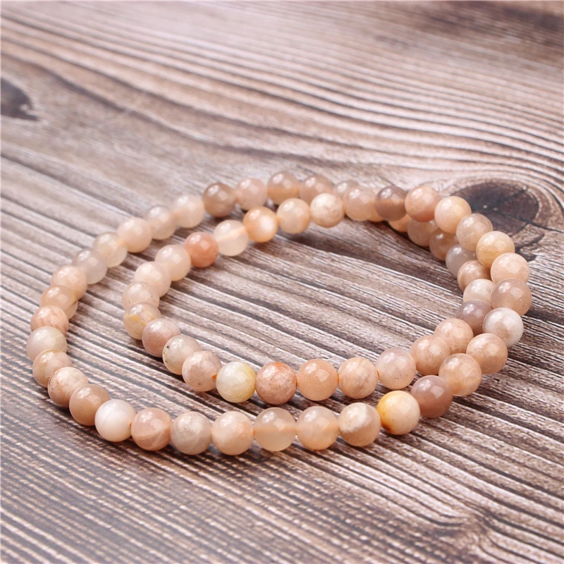 

Natural Stone Beads 8mm Sun Stone Loose Beads Fit For Diy Jewelry Making Bracelet Bangle Necklace Present Amulet Accessories
