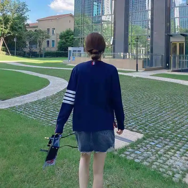 hot sale long sleeve autumn winter o neck women cashmere cardigan tb style brand new women cashmere sweater cardigan free global shipping