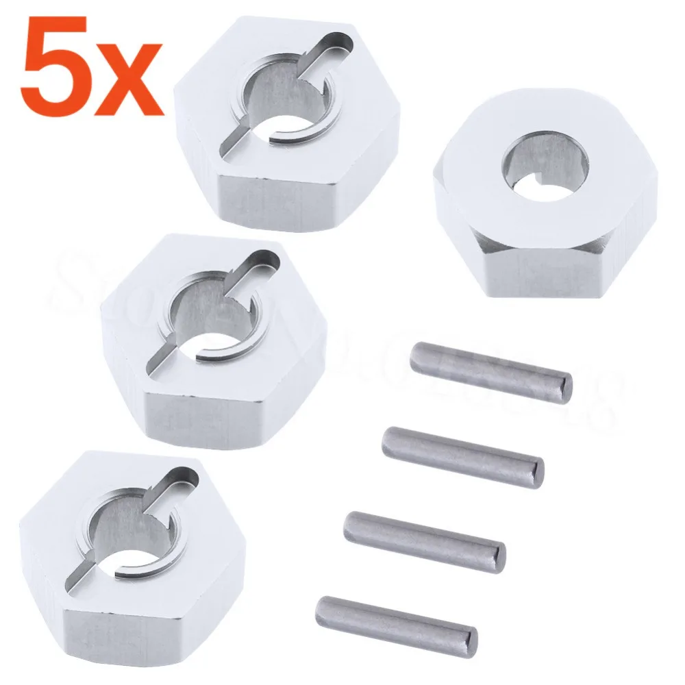 5 комплектов алюминиевое колесо с шестигранным креплением W/Pins 4P для RC HSP 180007 (18019)