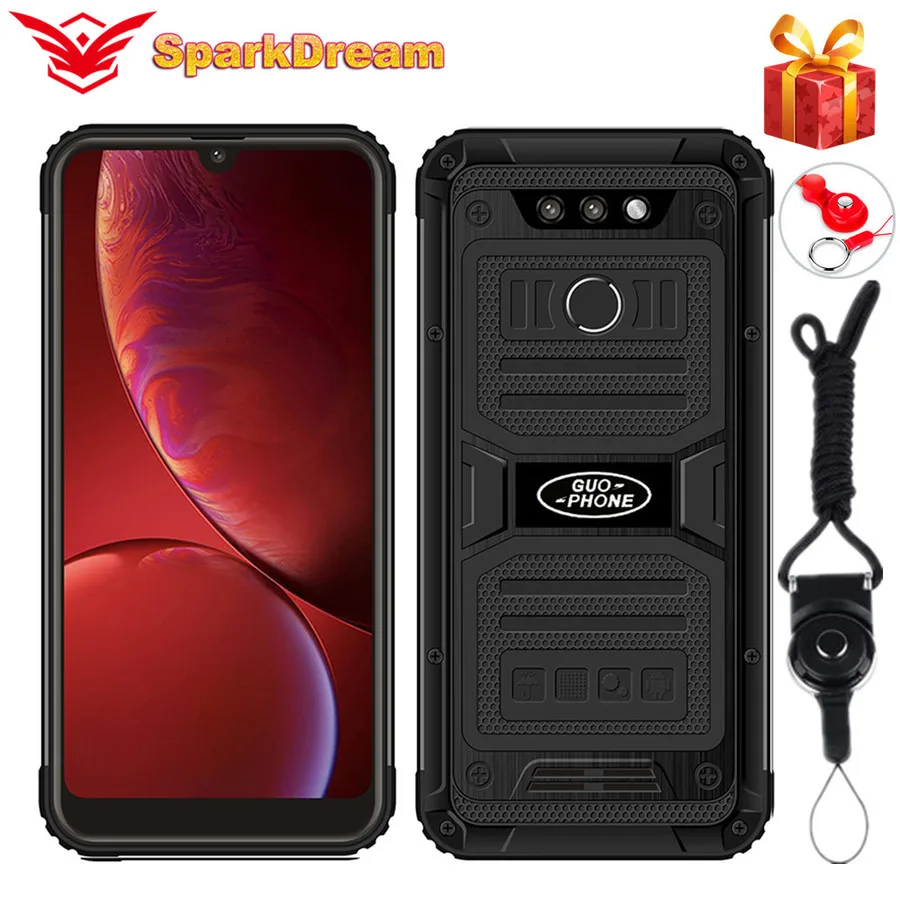 GuoPhone 2020 Водонепроницаемый смартфон 2 ГБ + 32 6 26 &quotIP53 MTK6580 4 ядра Android 0 4500 мАч 8.0MP