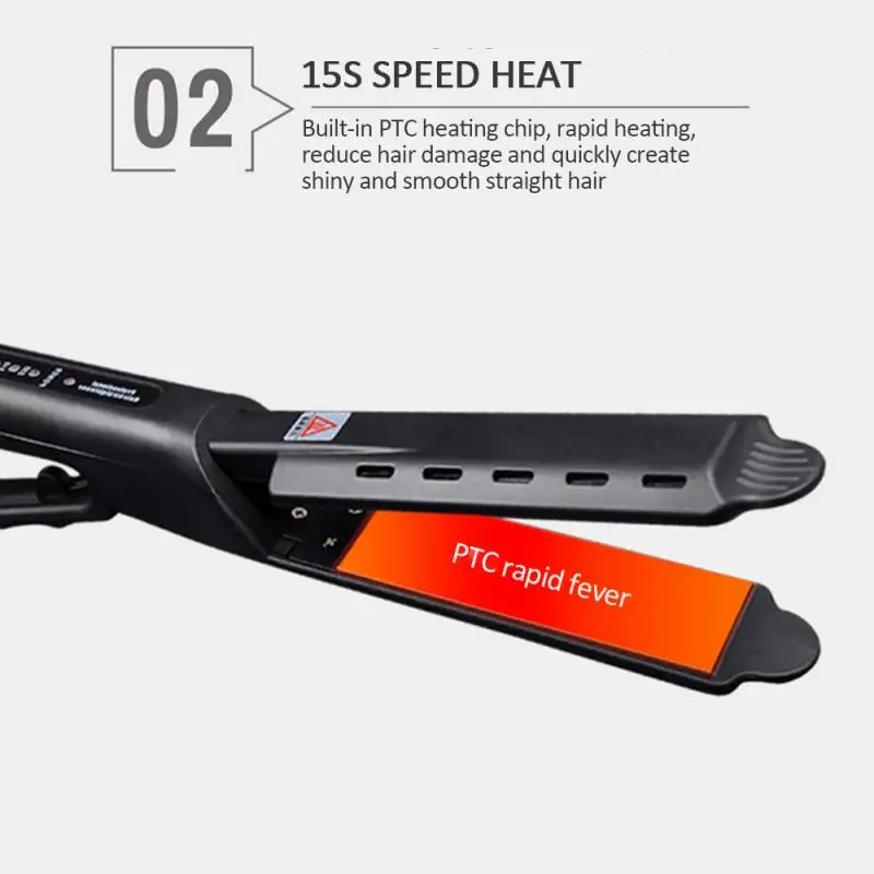 Multifunctional Hair Straightener Salon Ceramic Tourmaline Ionic Flat Iron Pro Styling Tool Not Hurt | Красота и здоровье