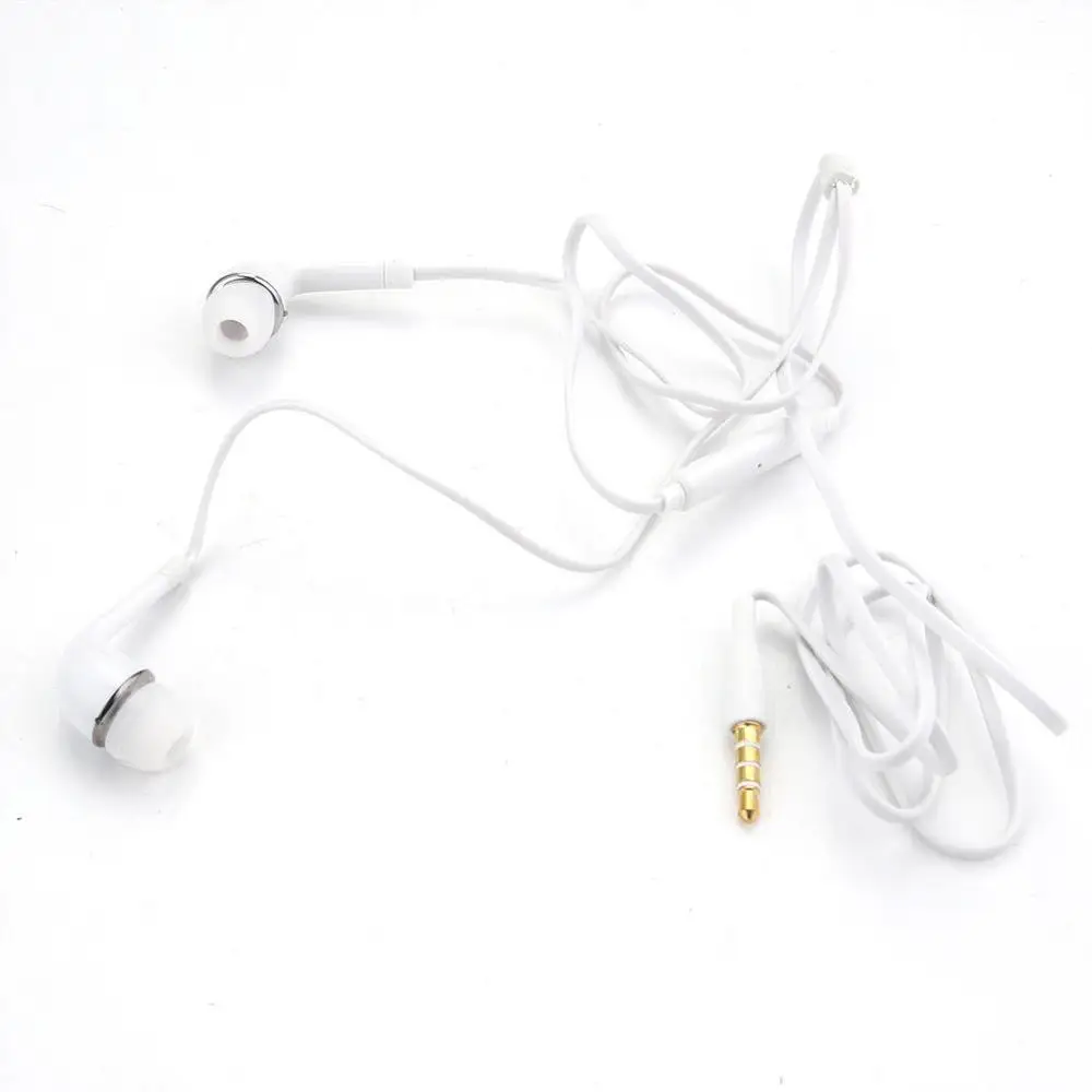 Стерео гарнитура универсальные наушники с микрофоном и регулятором громкости в