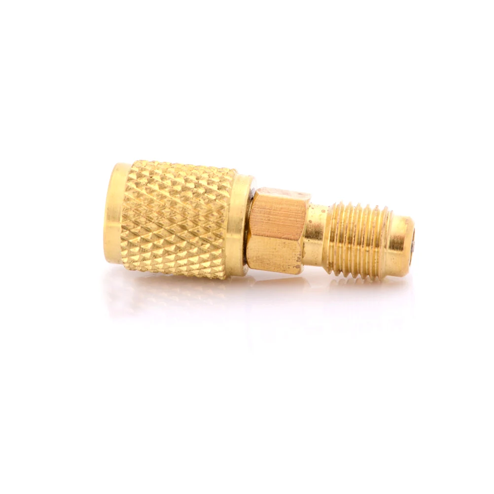 ZLinKJ 1pc Air Refrigeration Charging Adapter Hoses Brass Gauges Ball Valves R12 R134A Valve Tools | Обустройство дома