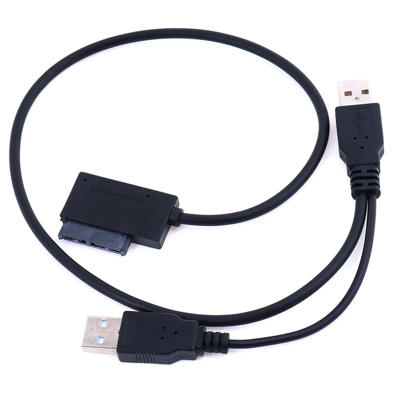 USB2.0 до 6 + 7 13Pin Slimline тонкий кабель SATA с внешним USB 2 0 Питание для ноутбука CD ROM DVD