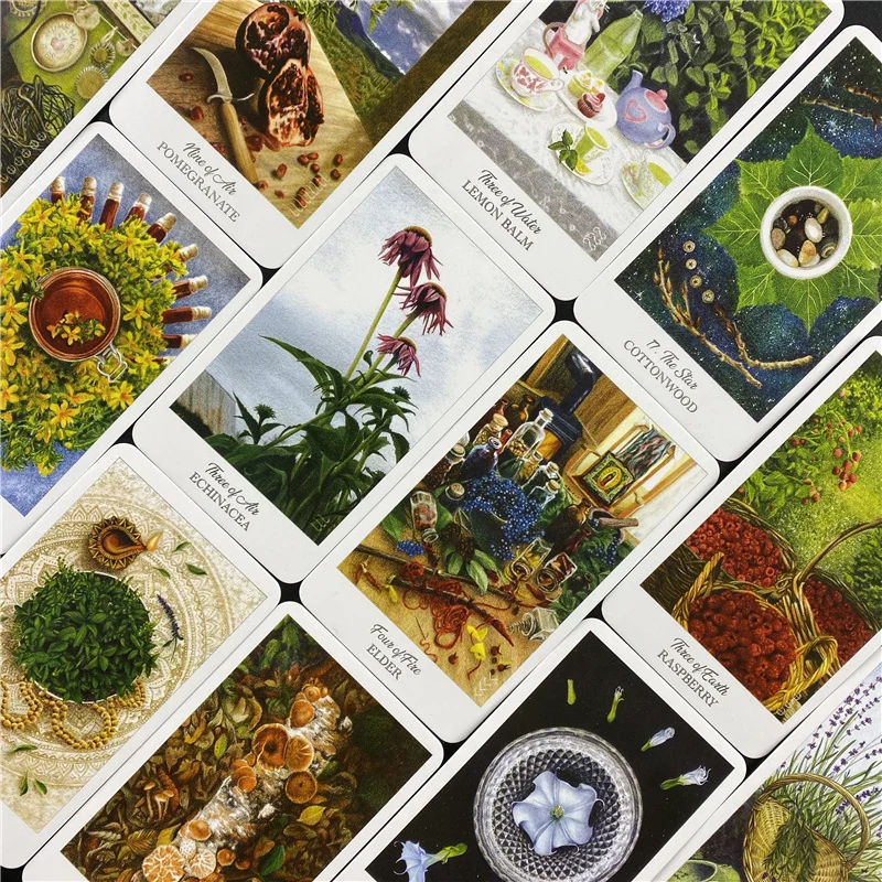 Английская версия The Herbcrafter's Tarot Deck игровая настольная доска карты с