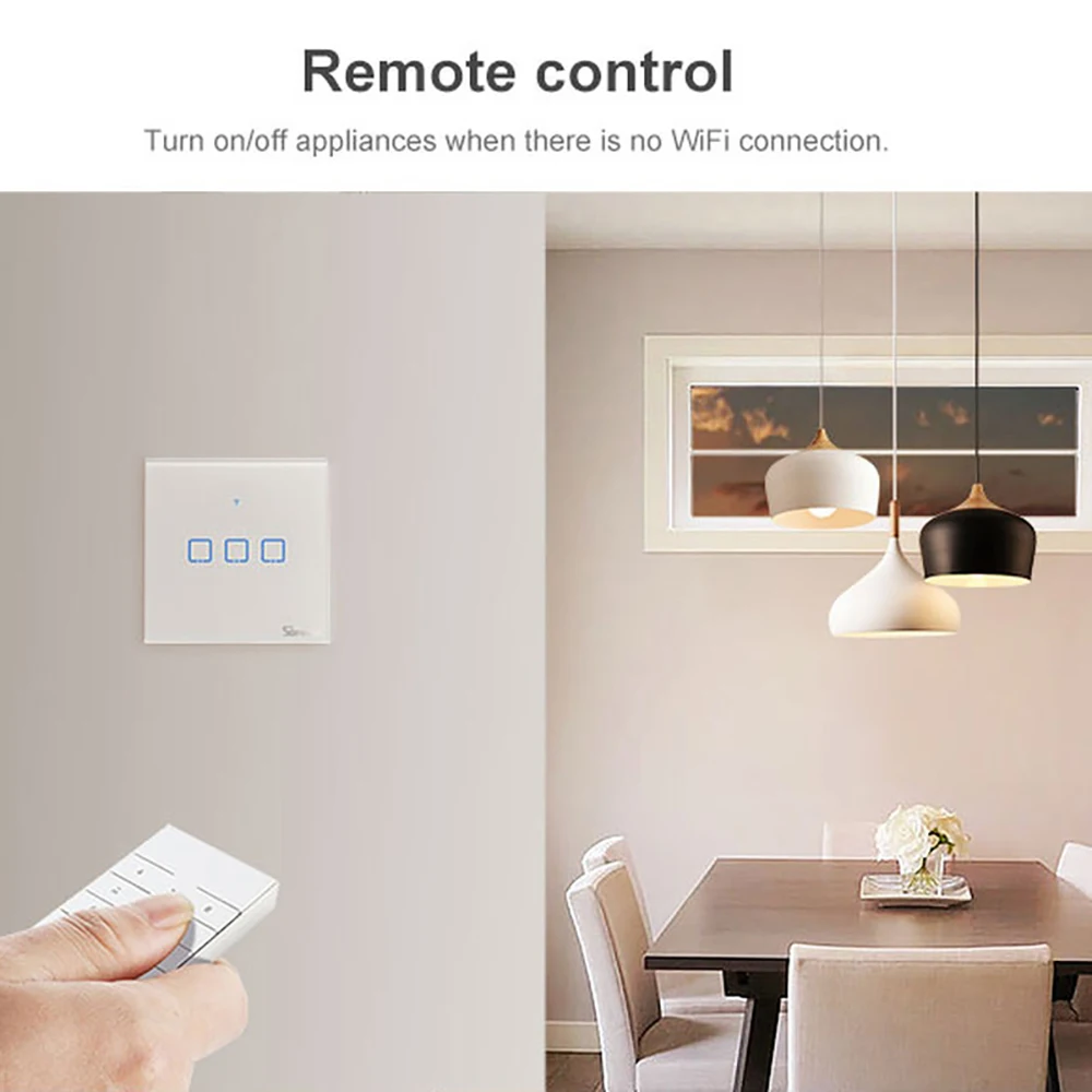 Беспроводной WiFi переключатель света таймер умный дом Google Alexa совместимый LAN EWelink приложение голосовой пульт дистанционного управления модуль управления