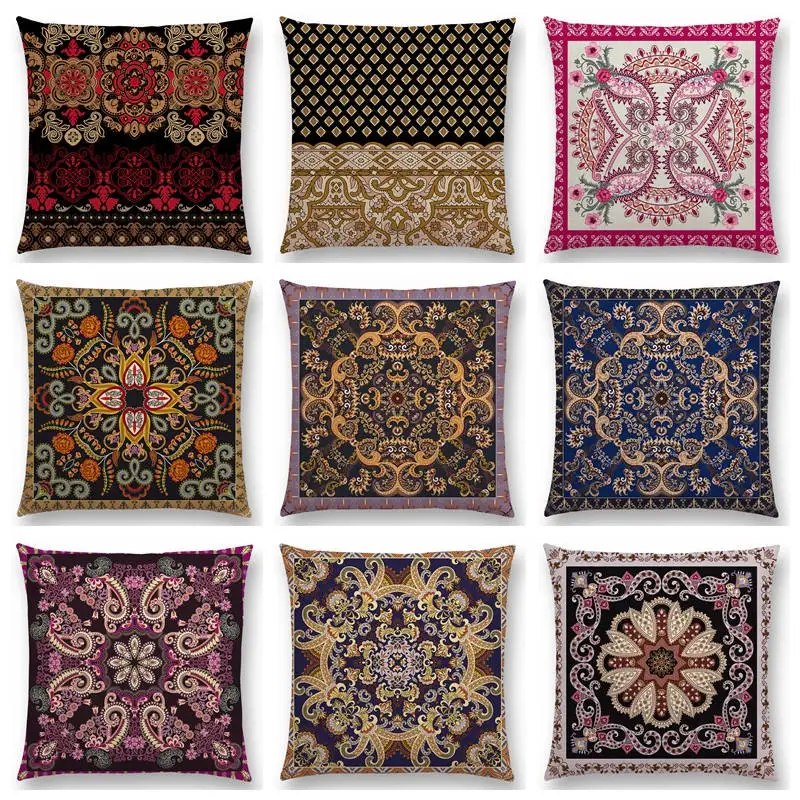 Boho Пейсли Мандала декоративный узор цветок Национальный стиль геометрический