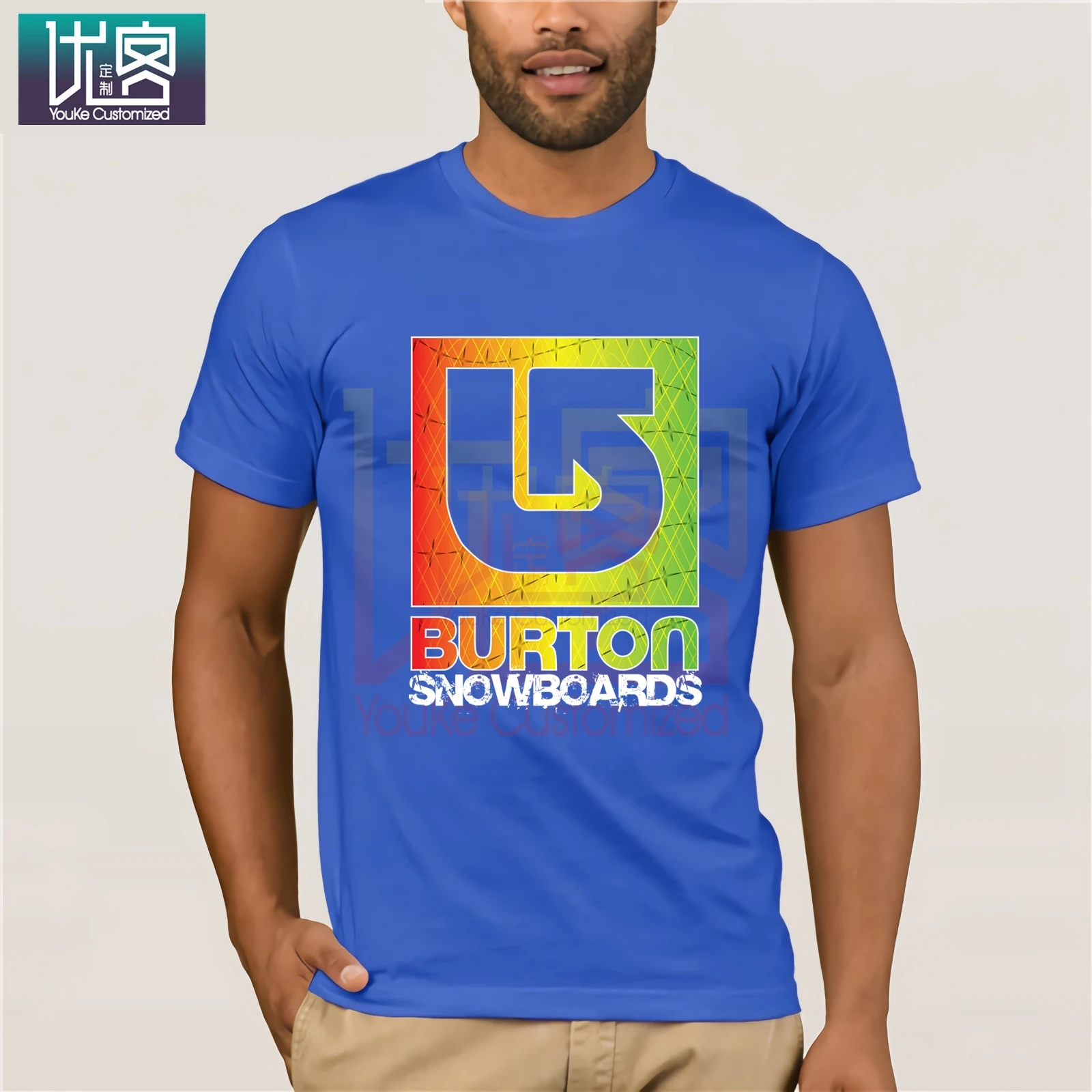 Футболка с логотипом Бертон стрел сноуборды мультяшная футболка мужские топы