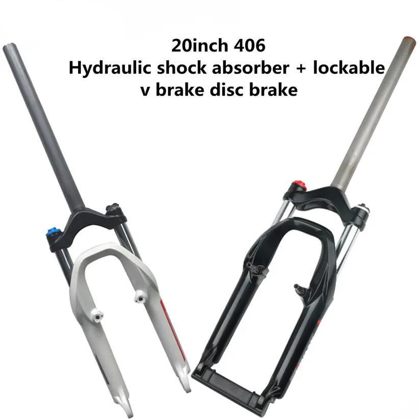 

MTB Mountain Bike BMX Bicycle 20 Inch 406 Oil Spring Oil Pressure Lock Shock Absorber Front Fork