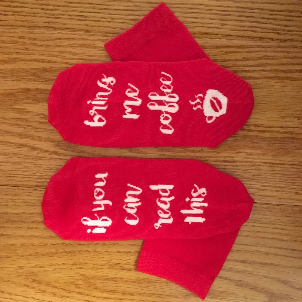 21 стиль носки с принтом humor words если вы можете прочитать это принесите мне стакан