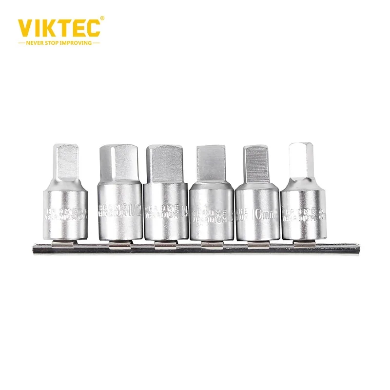 

VT13198 6pcs 3/8" Drain Plug Key Set 8-14mm