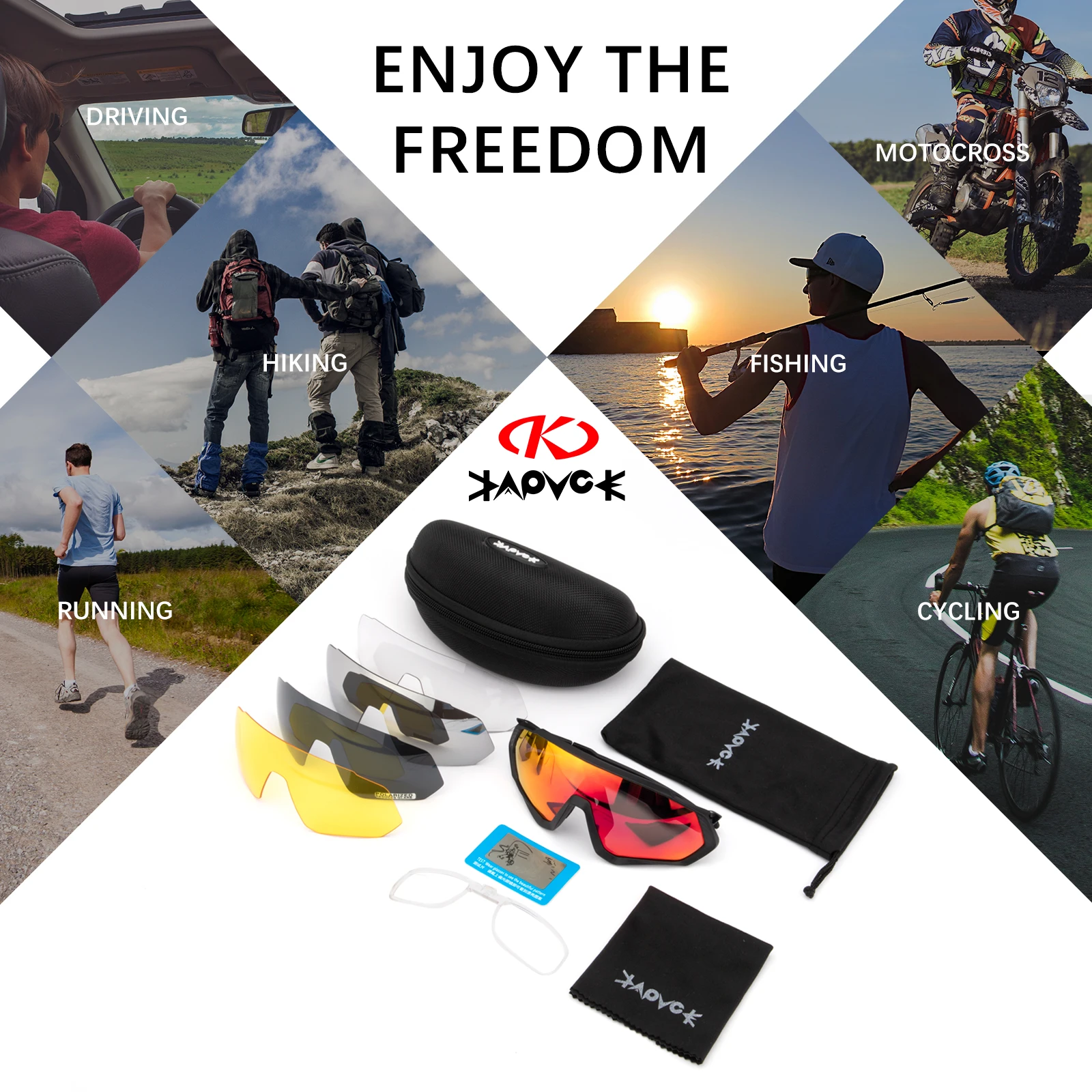 

Polarized Cycling Glasses MTB Bike Bicycle Glasses Eyewear Running Sports Sunglasses Cycling Sunglasses Men