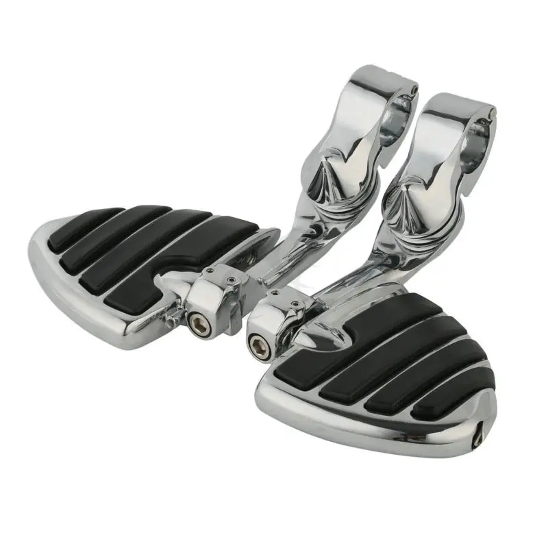 

Motorcycle Foot Peg & 32mm 1.25" Long Angled Highway Bar Mount For Harley Suzuki Honda Yamaha BMW Universal