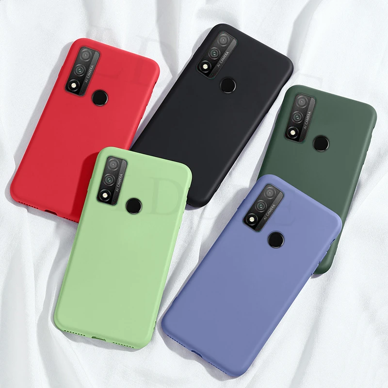 

For Huawei P Smart 2020 Case Cover P Smart Z S Pro Plus 2019 Liquid Silicone Shockproof Soft Phone Case For Huawei P Smart 2021