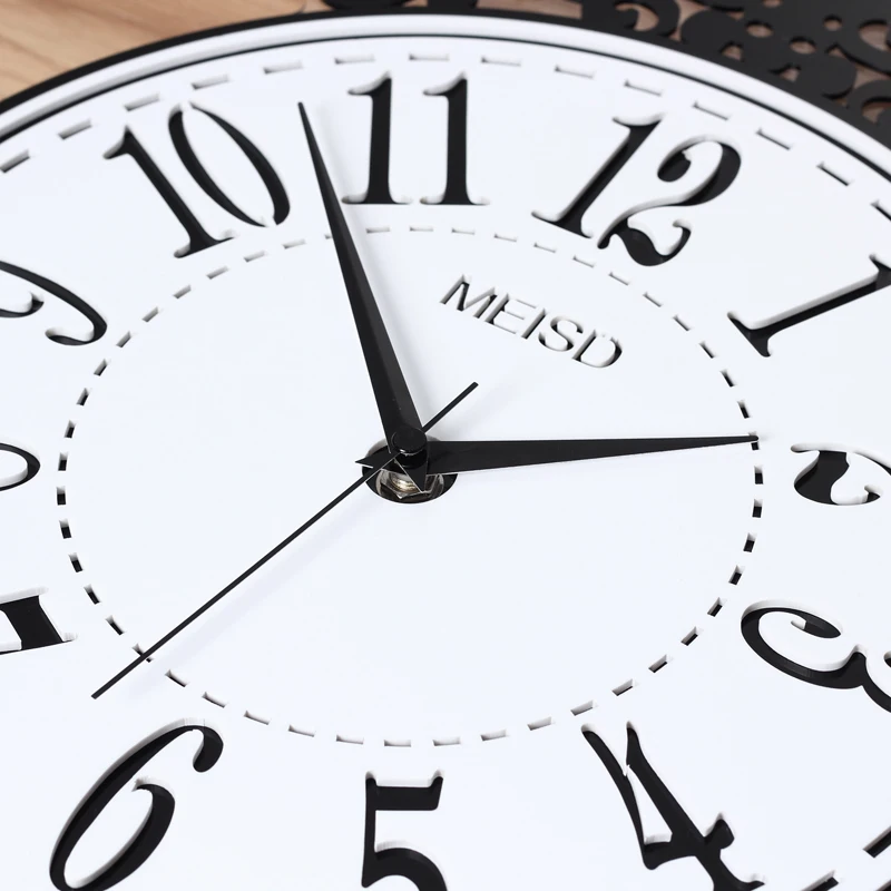 Часы настенные в винтажном стиле креативные зеркальные наклейки сделай сам