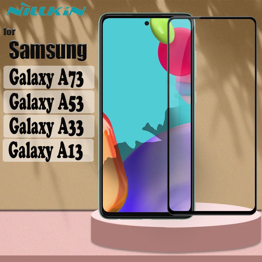 

Закаленное стекло Nillkin для Samsung Galaxy A73 A53 A33 A13, пленка для экрана с полным покрытием, прозрачное защитное стекло на A73, A53, A32