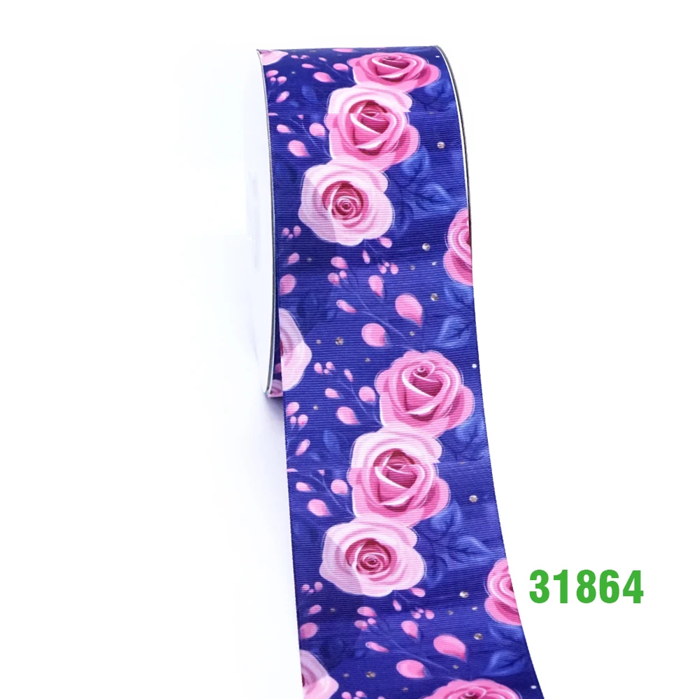 50 ярдов мультфильм напечатанный grosgrain ленты 31860 - Цвет: 31864