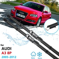 car wiper blades for audi a3 8p 20052012 front windscreen windshield wipers car accessories stickers 2006 2007 2008 2010 2011