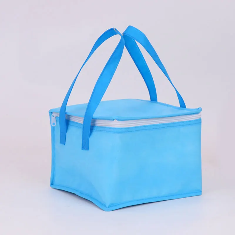

Portable Thermal Cooler Bag Picnic Food Beverage Fresh Keeping Organizer Insulated Lunch Box Zipper Tote Accessories Case