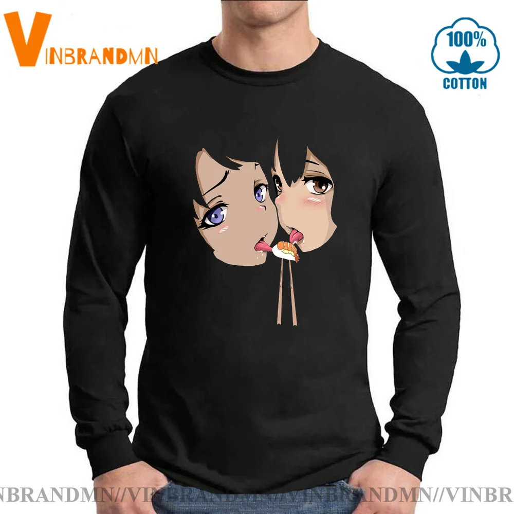 Умников Отаку Ahegao Этти этчи хентай Jake футболка 3D Waifu Материал с короткими