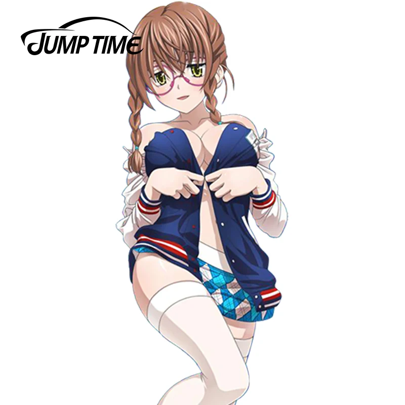 JumpTime 13 см x 5 6 Стайлинг автомобиля сексуальная девушка старшая школа DxD Kiriyuu Aika