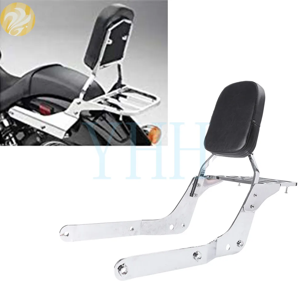 Хит продаж спинка для пассажирского мотоцикла и багажная стойка Honda Shadow Aero VT750 04-12