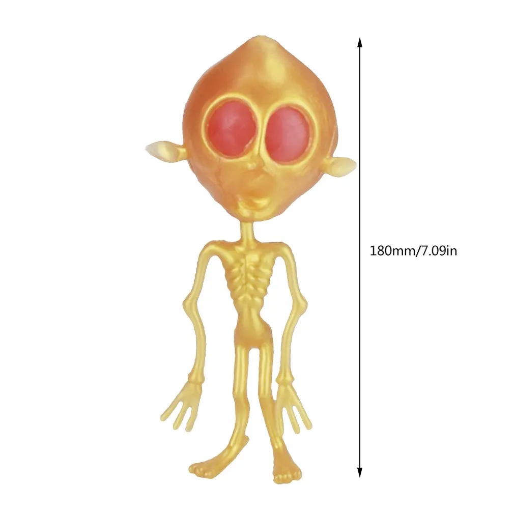 

New Funny Design Vent toy Luminous Skull Aliens Ball Decompression Toys Gags Practical Jokes Squeeze Skeleton Toys Squeeze