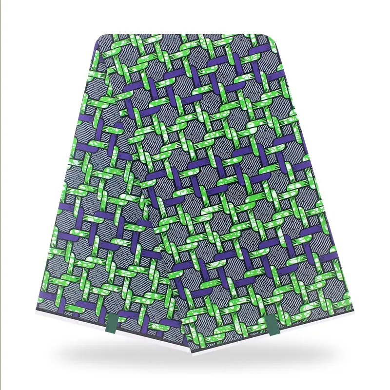 

african wax fabric cotton African Nigerian Ankara wax High Quality Real Wax Print Fabric pagne wax for wedding dresses