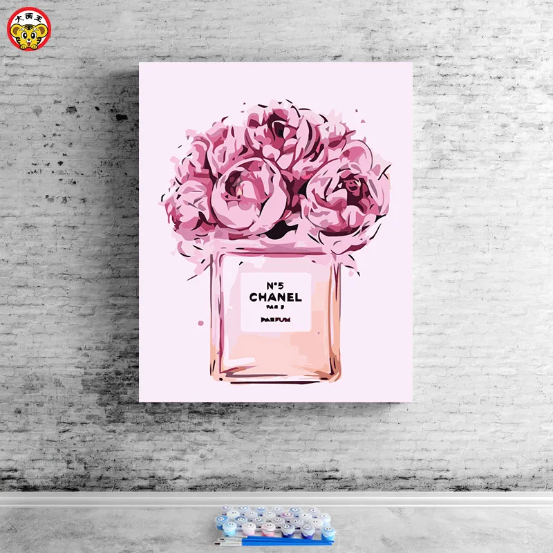 Картина по номерам художественная краска номеру DIY Цифровая живопись рисование