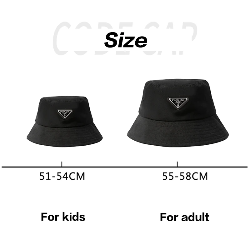 

Cotton Bucket Hats Women&Man Summer Sunscreen Panama Sunbonnet Outdoor Fisherman Hat Beach Cap Triangolo LOGO Famoso designer